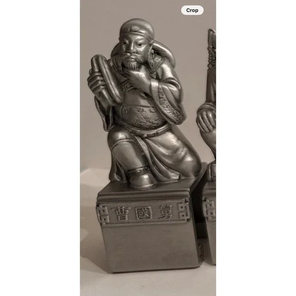 Tumasek Solid Pewter – Eight Immortals & Auspicious Animals (Set of 6)